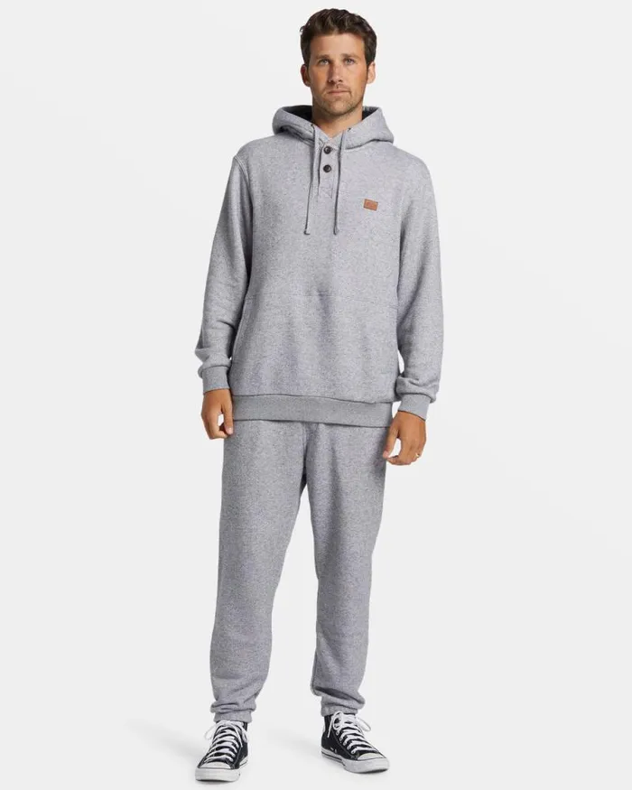 Billabong Hoodies and Fleece Hudson Hoodie Grey Heather 8211 Men