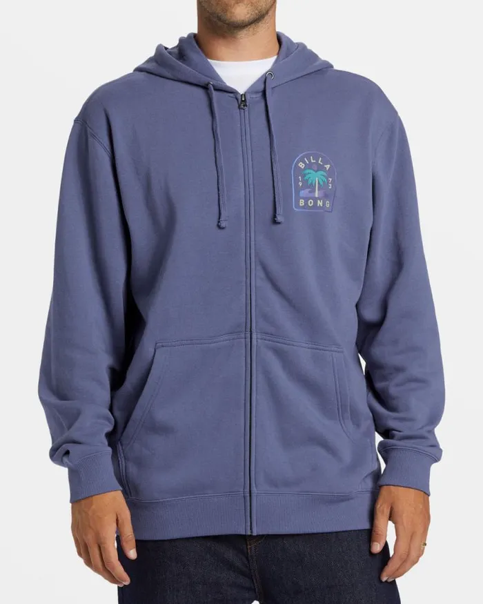Billabong Hoodies and Fleece Short Sands Zip Hoodie Washed Royal 8211 Men Billabong Hoodies and Fleece Short Sands Zip Hoodie Washed Royal 8211 Men