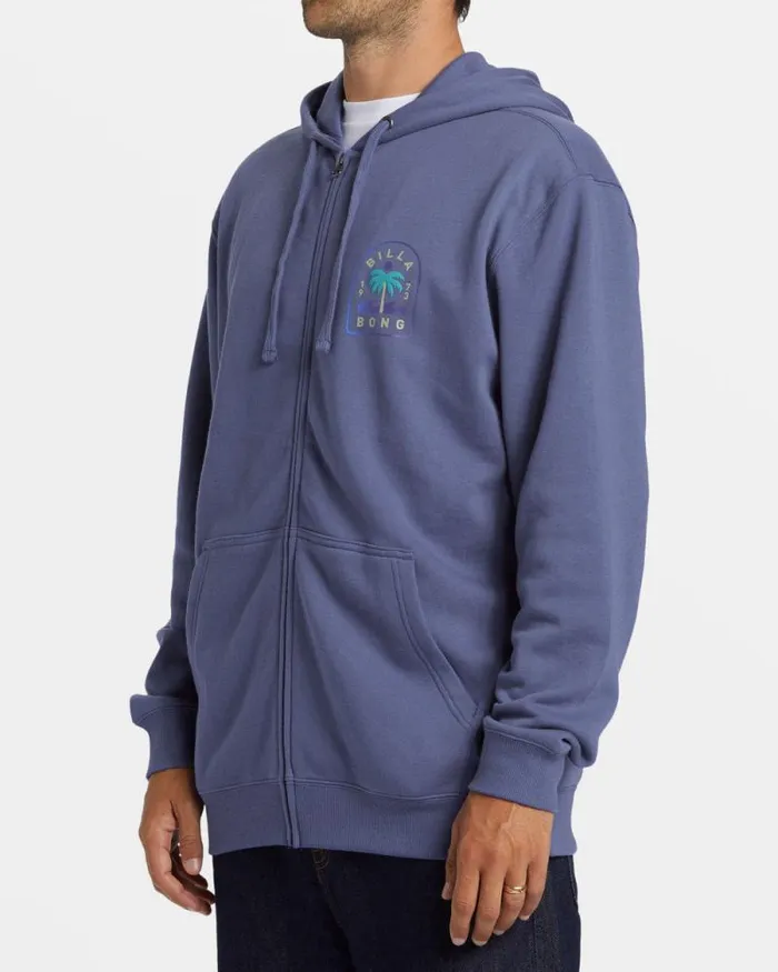 Billabong Hoodies and Fleece Short Sands Zip Hoodie Washed Royal 8211 Men Billabong Hoodies and Fleece Short Sands Zip Hoodie Washed Royal 8211 Men