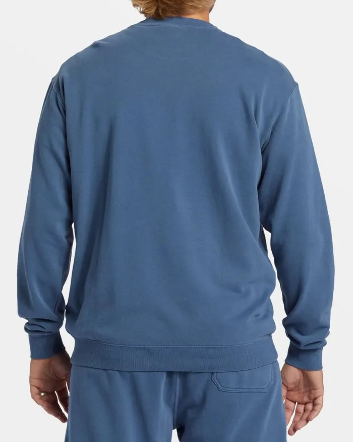 Billabong Hoodies and Fleece Wave Washed Crewneck Sweatshirt Slate Blue 8211 Men Billabong Hoodies and Fleece Wave Washed Crewneck Sweatshirt Slate Blue 8211 Men