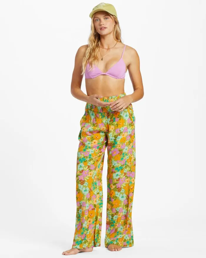 Billabong Jeans and Pants New Waves 2 WideLeg Pants Palm Green 8211 Women Billabong Jeans and Pants New Waves 2 WideLeg Pants Palm Green 8211 Women