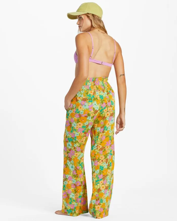 Billabong Jeans and Pants New Waves 2 WideLeg Pants Palm Green 8211 Women Billabong Jeans and Pants New Waves 2 WideLeg Pants Palm Green 8211 Women