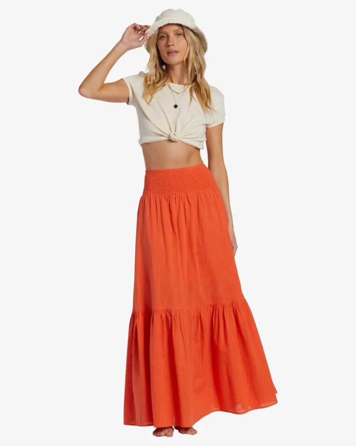 Billabong Matching Sets In The Palms Skirt Coral Craze 8211 Women
