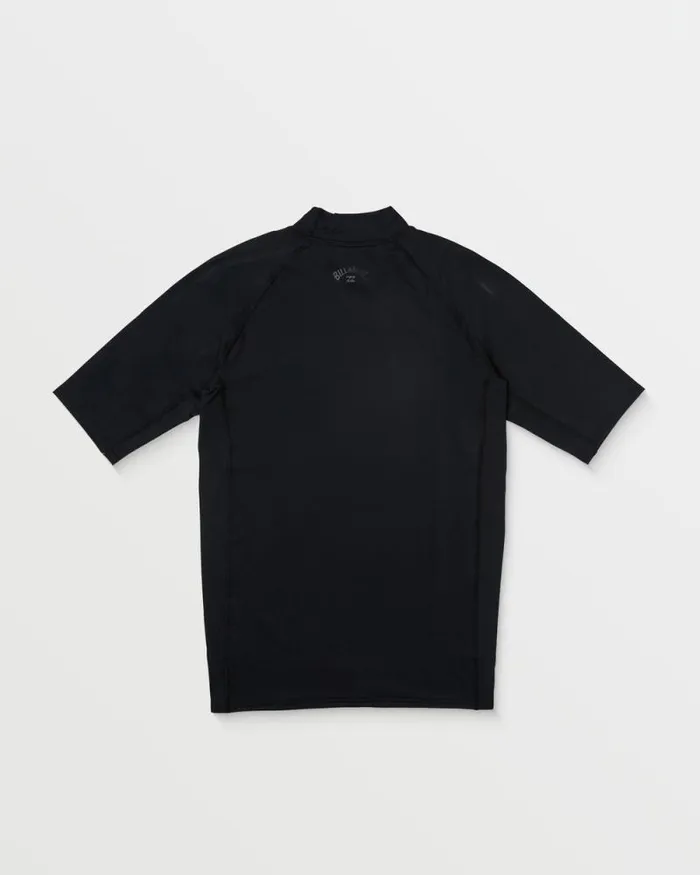 Billabong Rashguards and Surf Tees Arch Wave Short Sleeve Rashguard Black 8211 Men Billabong Rashguards and Surf Tees Arch Wave Short Sleeve Rashguard Black 8211 Men