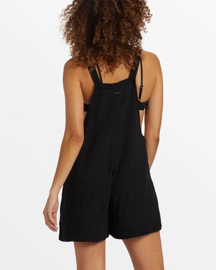 Billabong Rompers and Jumpsuits Beach Crush Romper Black Sands 8211 Women Billabong Rompers and Jumpsuits Beach Crush Romper Black Sands 8211 Women