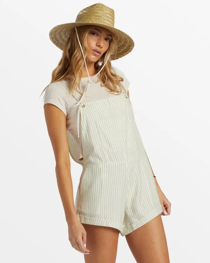 Billabong Rompers and Jumpsuits Wild Pursuit Romper Light Avocado 8211 Women