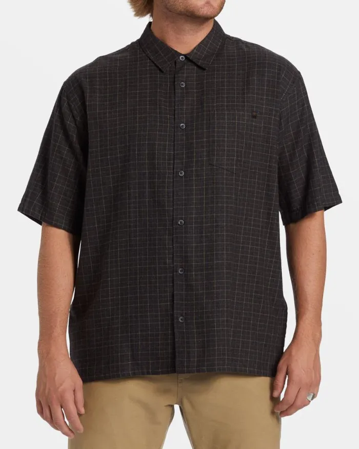 Billabong Shirts Mogul Short Sleeve Shirt Washed Black 8211 Men