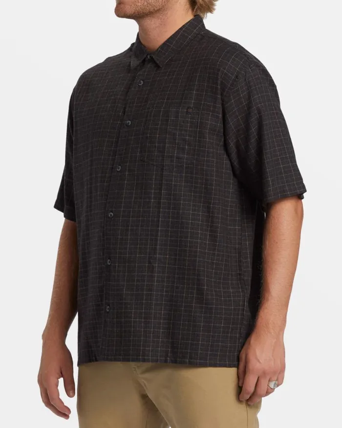 Billabong Shirts Mogul Short Sleeve Shirt Washed Black 8211 Men Billabong Shirts Mogul Short Sleeve Shirt Washed Black 8211 Men
