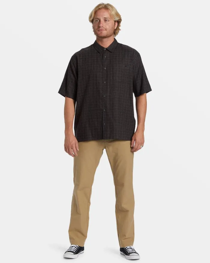 Billabong Shirts Mogul Short Sleeve Shirt Washed Black 8211 Men Billabong Shirts Mogul Short Sleeve Shirt Washed Black 8211 Men