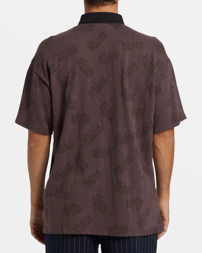 Billabong Shirts Shibuya Short Sleeve Polo Tshirt Plum 8211 Men Billabong Shirts Shibuya Short Sleeve Polo Tshirt Plum 8211 Men