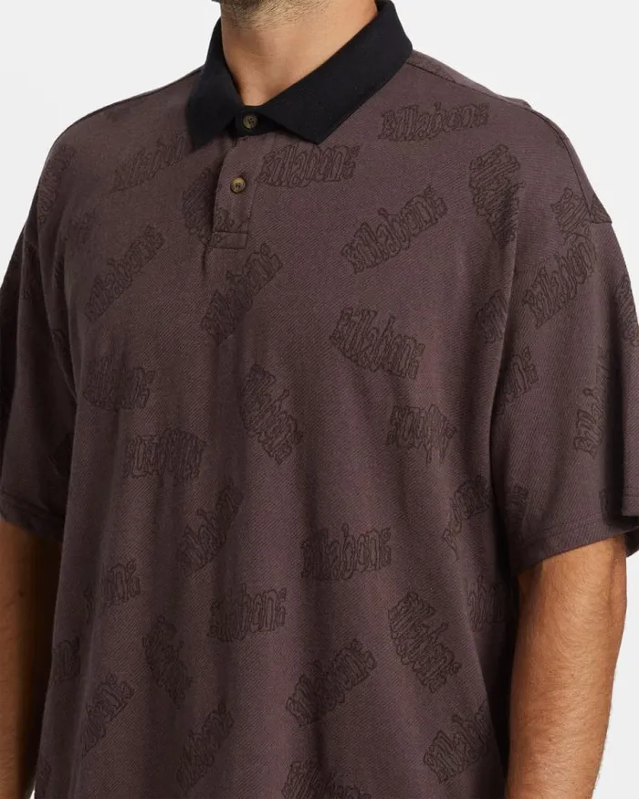 Billabong Shirts Shibuya Short Sleeve Polo Tshirt Plum 8211 Men Billabong Shirts Shibuya Short Sleeve Polo Tshirt Plum 8211 Men
