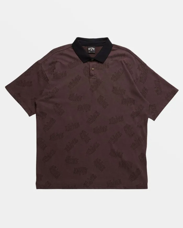 Billabong Shirts Shibuya Short Sleeve Polo Tshirt Plum 8211 Men Billabong Shirts Shibuya Short Sleeve Polo Tshirt Plum 8211 Men