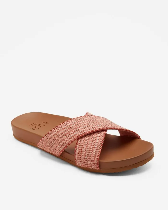 Billabong Shoes Avila Slide Sandals Sweet Peach 8211 Women