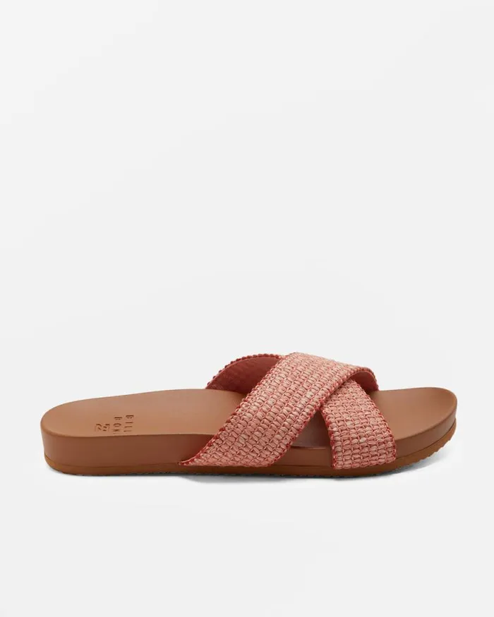 Billabong Shoes Avila Slide Sandals Sweet Peach 8211 Women