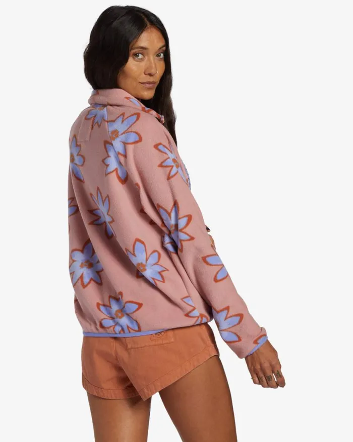 Billabong Sweatshirts and Fleece Boundary ZipUp Sweatshirt Dawn Pink 8211 Women