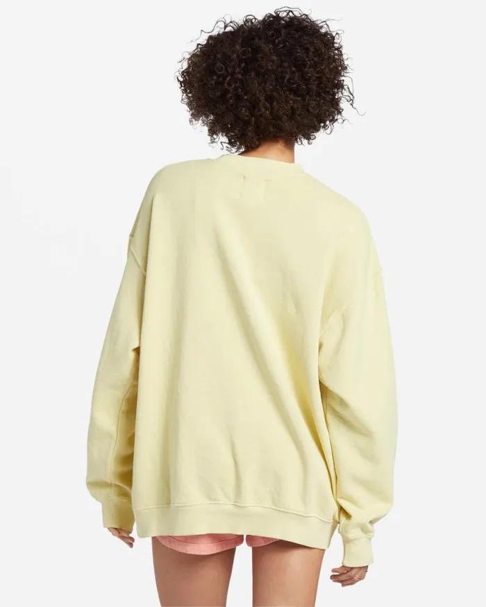 Billabong Sweatshirts and Fleece Ride In Oversized Crewneck Sweatshirt Sunspell 8211 Women Billabong Sweatshirts and Fleece Ride In Oversized Crewneck Sweatshirt Sunspell 8211 Women