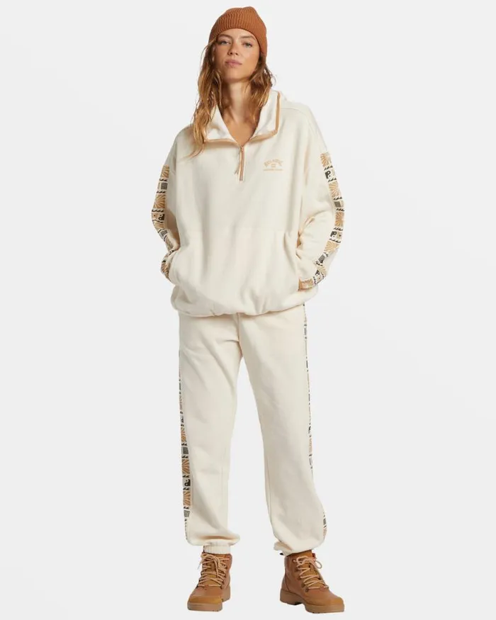 Billabong Sweatshirts and Fleece Surf Adventure HalfZip Hoodie White Cap 8211 Women Billabong Sweatshirts and Fleece Surf Adventure HalfZip Hoodie White Cap 8211 Women