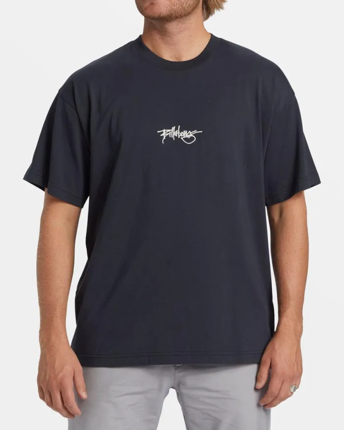 Billabong TShirts Identity TShirt Washed Black 8211 Men