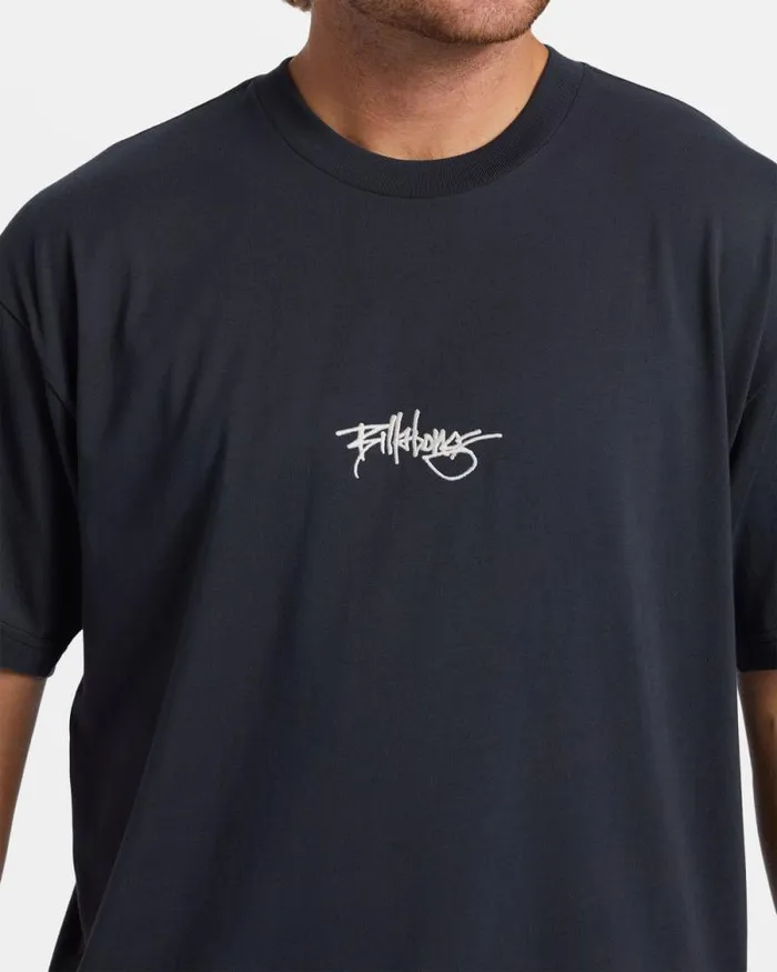 Billabong TShirts Identity TShirt Washed Black 8211 Men