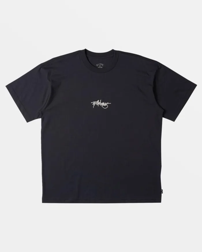 Billabong TShirts Identity TShirt Washed Black 8211 Men