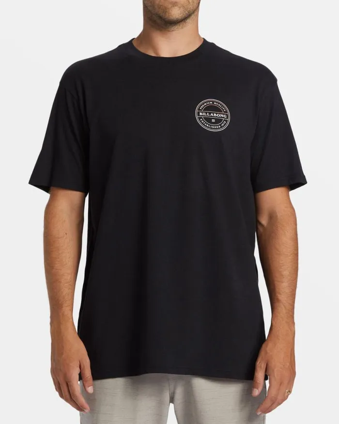 Billabong TShirts Rotor Tshirt Black 8211 Men Billabong TShirts Rotor Tshirt Black 8211 Men
