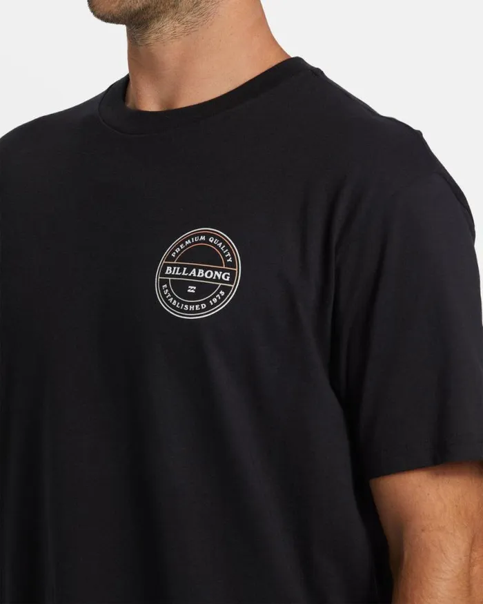 Billabong TShirts Rotor Tshirt Black 8211 Men Billabong TShirts Rotor Tshirt Black 8211 Men