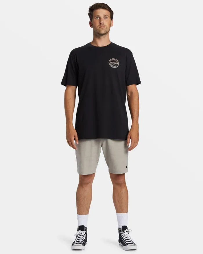 Billabong TShirts Rotor Tshirt Black 8211 Men Billabong TShirts Rotor Tshirt Black 8211 Men
