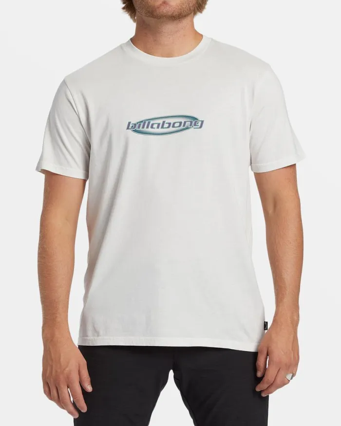 Billabong TShirts Throwback TShirt Fog 8211 Men Billabong TShirts Throwback TShirt Fog 8211 Men