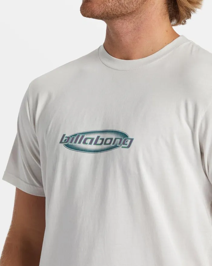 Billabong TShirts Throwback TShirt Fog 8211 Men Billabong TShirts Throwback TShirt Fog 8211 Men