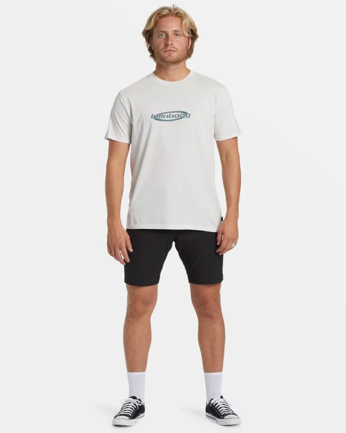 Billabong TShirts Throwback TShirt Fog 8211 Men Billabong TShirts Throwback TShirt Fog 8211 Men