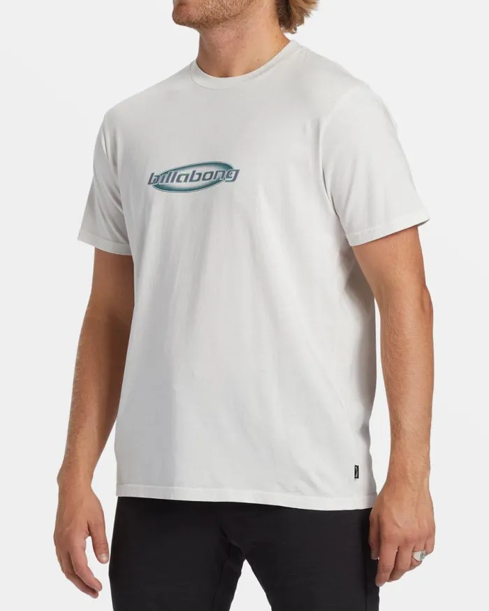Billabong TShirts Throwback TShirt Fog 8211 Men Billabong TShirts Throwback TShirt Fog 8211 Men