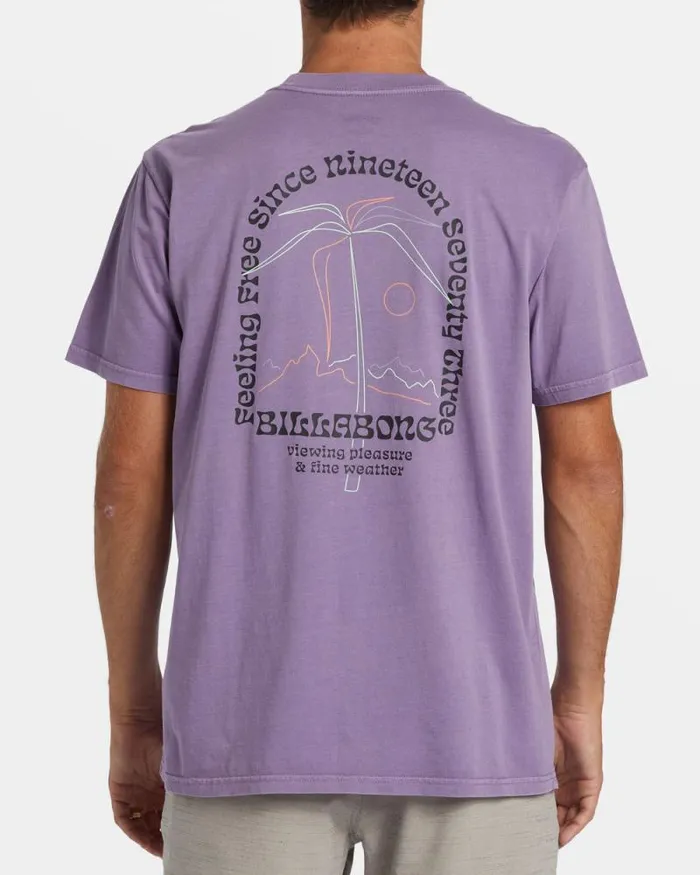 Billabong TShirts Vacay TShirt Dusty Grape 8211 Men