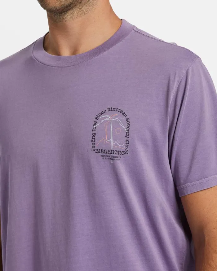 Billabong TShirts Vacay TShirt Dusty Grape 8211 Men