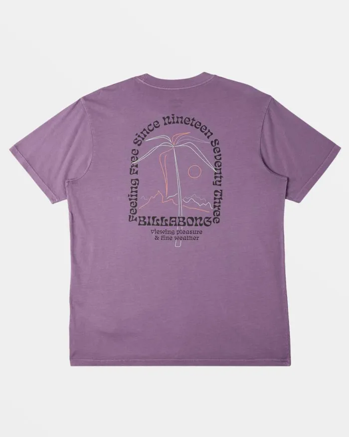 Billabong TShirts Vacay TShirt Dusty Grape 8211 Men