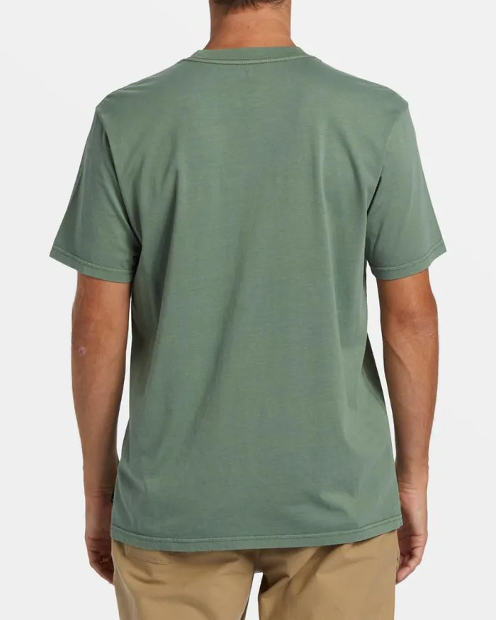 Billabong Wave Washed Essentials Throwback TShirt Hunter 8211 Men