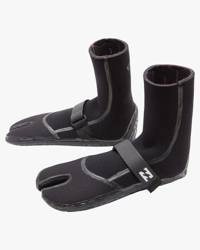 Billabong Wetsuit Accessories 3mm Furnace Comp Split Toe Wetsuit Boots Black 8211 Men