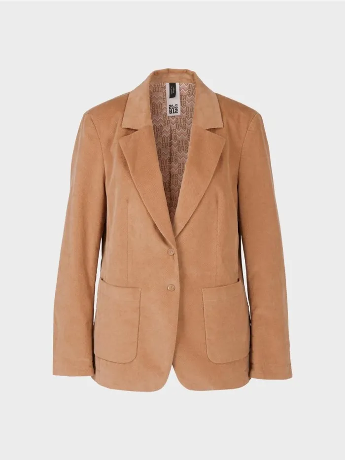 Blazer Damen Marc Cain Blazer Im Weichen Material Dark Camel