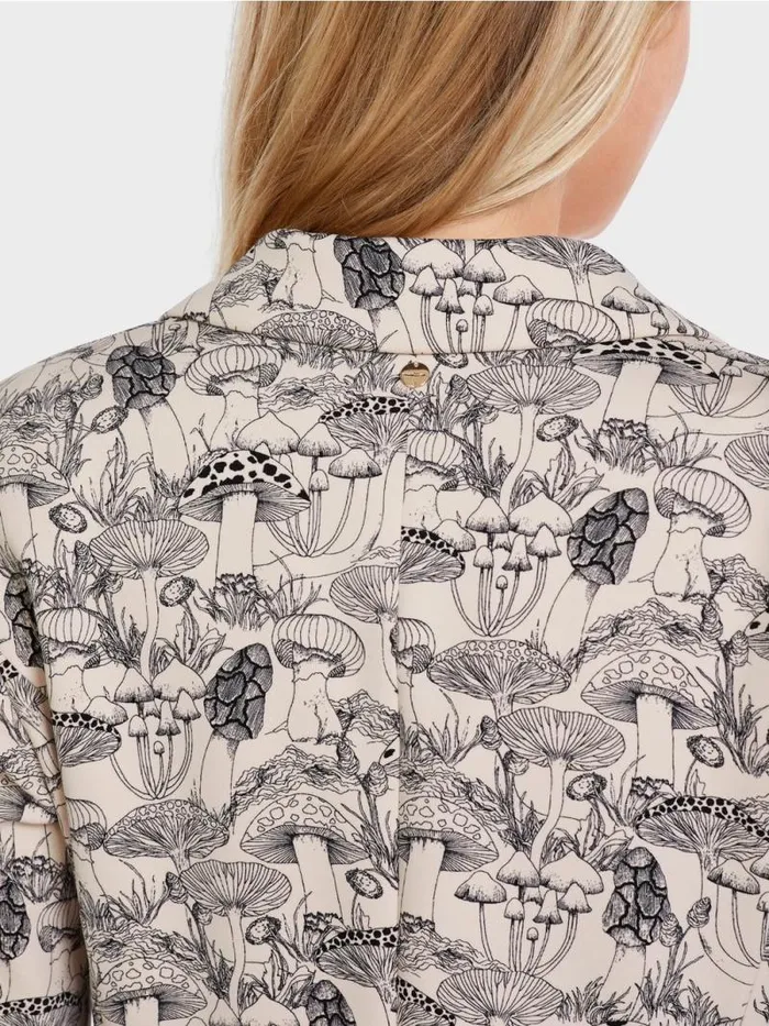 Blazer Damen Marc Cain Jerseyblazer Mit Alloverprint Soft Blossom