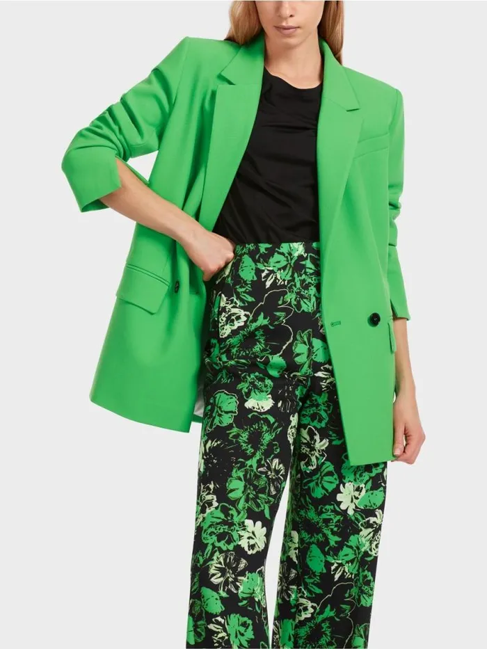 Blazer Damen Marc Cain Klassischer Blazer Dark Apple Green