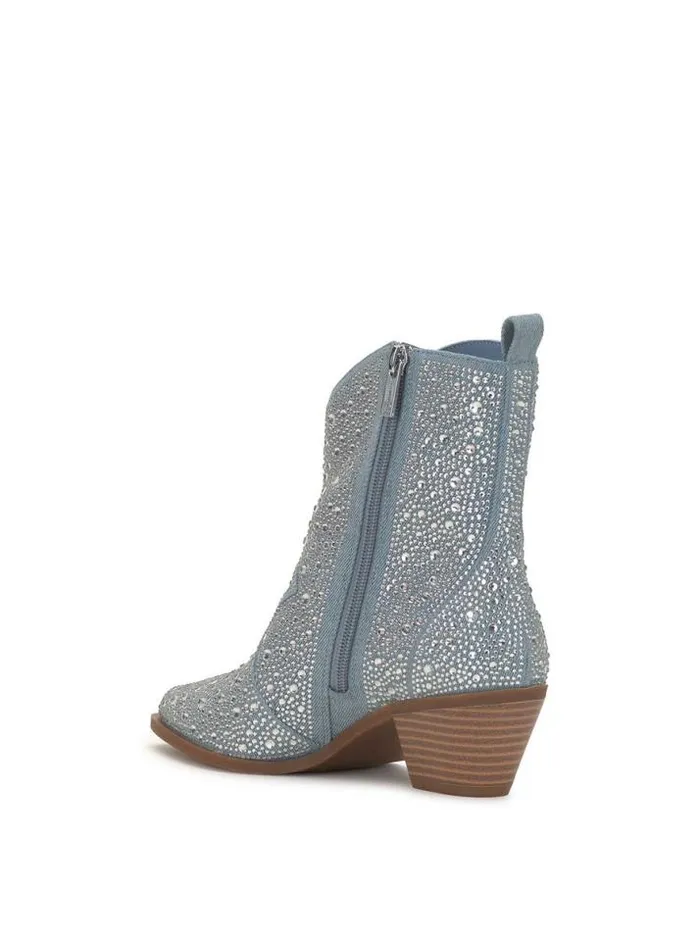 Boots and Booties Shoes Jessica Simpson Oviedo Bootie In Blue Denim