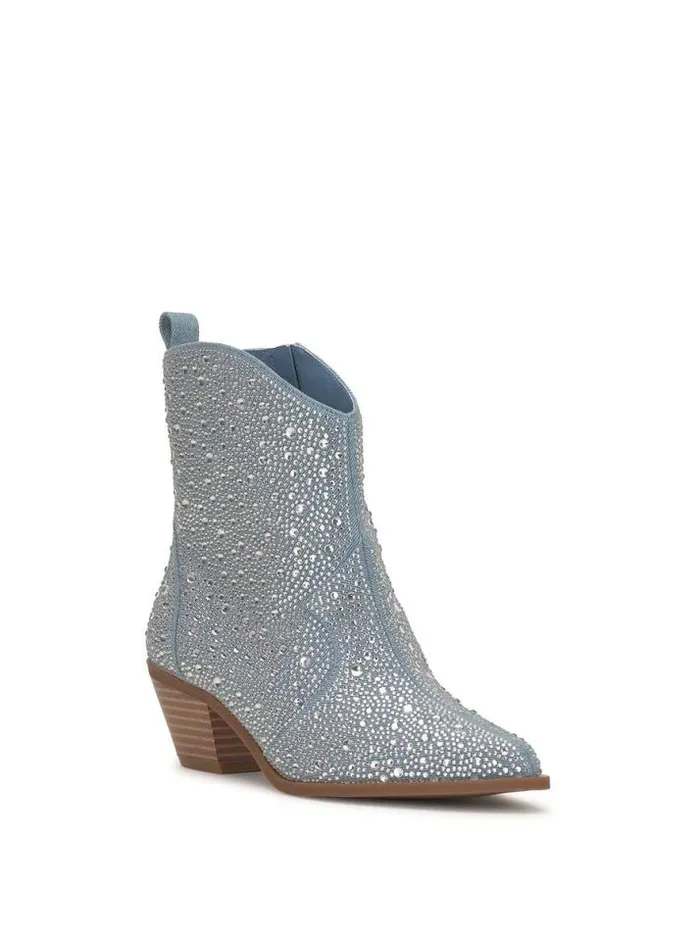 Boots and Booties Shoes Jessica Simpson Oviedo Bootie In Blue Denim