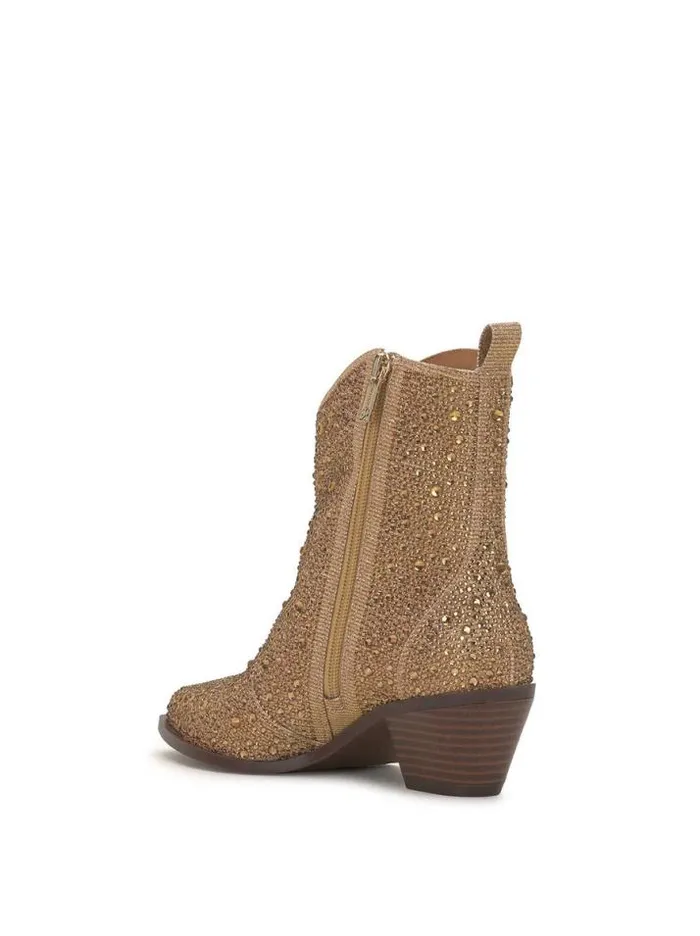 Boots and Booties Shoes Jessica Simpson Oviedo Bootie In Gold