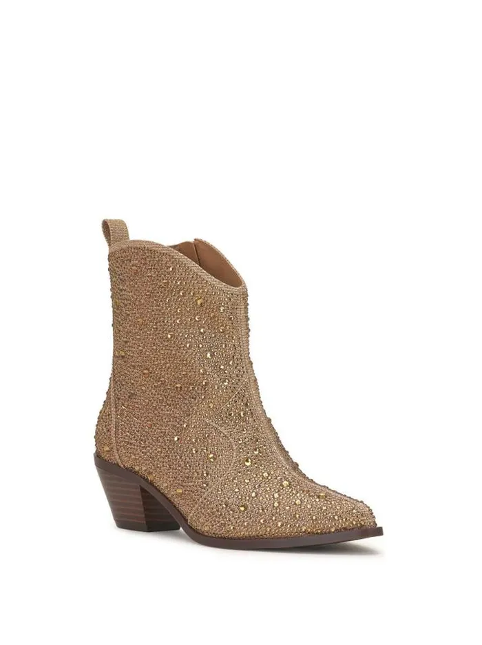 Boots and Booties Shoes Jessica Simpson Oviedo Bootie In Gold