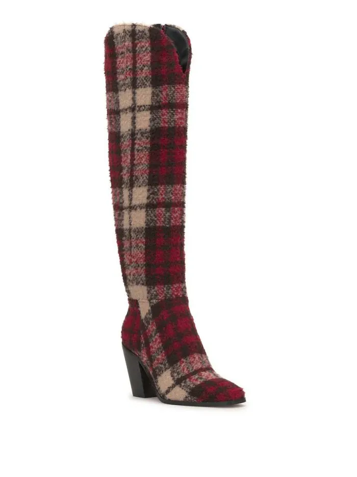 Boots and Booties Shoes Jessica Simpson Ravyn Boot In Red Plaid