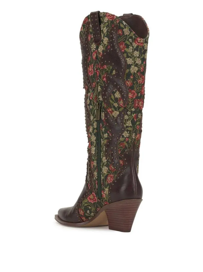 Boots and Booties Shoes Jessica Simpson Zaikes Western Boot In Garden Tapestry
