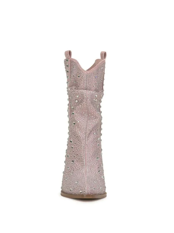 Boots and Booties Shoes Jessica Simpson Zellya Western Bootie In Blush