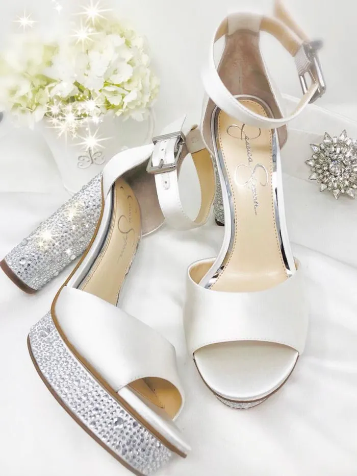 Bridal Shoes Jessica Simpson Everyn High Heel In White