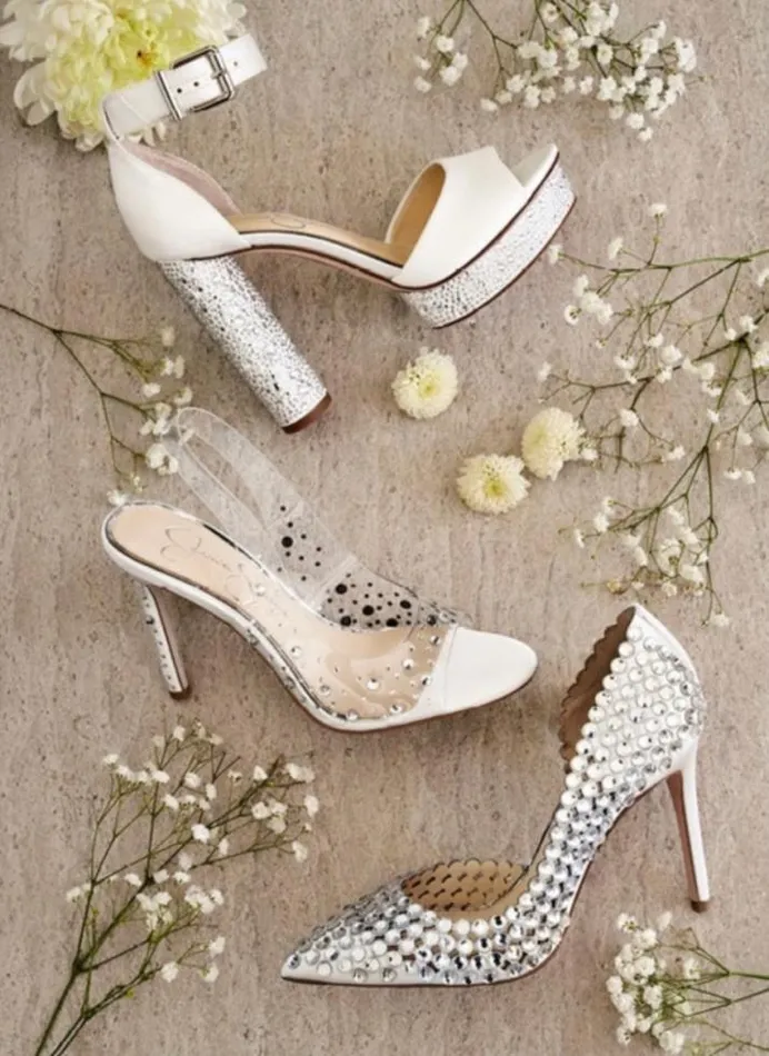 Bridal Shoes Jessica Simpson Jaisey High Heel In Clear