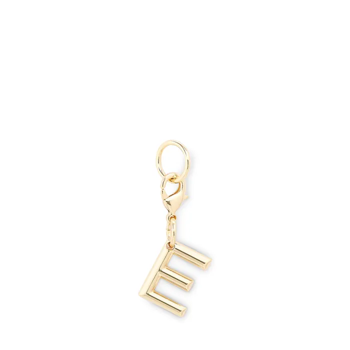 Charm Letter E Gold Color Women Lancel Charms