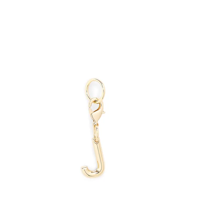 Charm Letter J Gold Color Women Lancel Charms